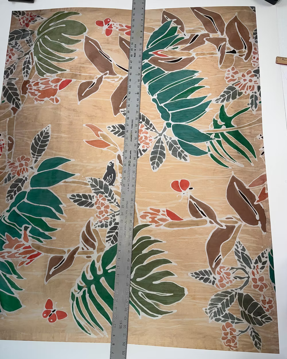 Barbara Beckmann Designs Tropical Print to be framed