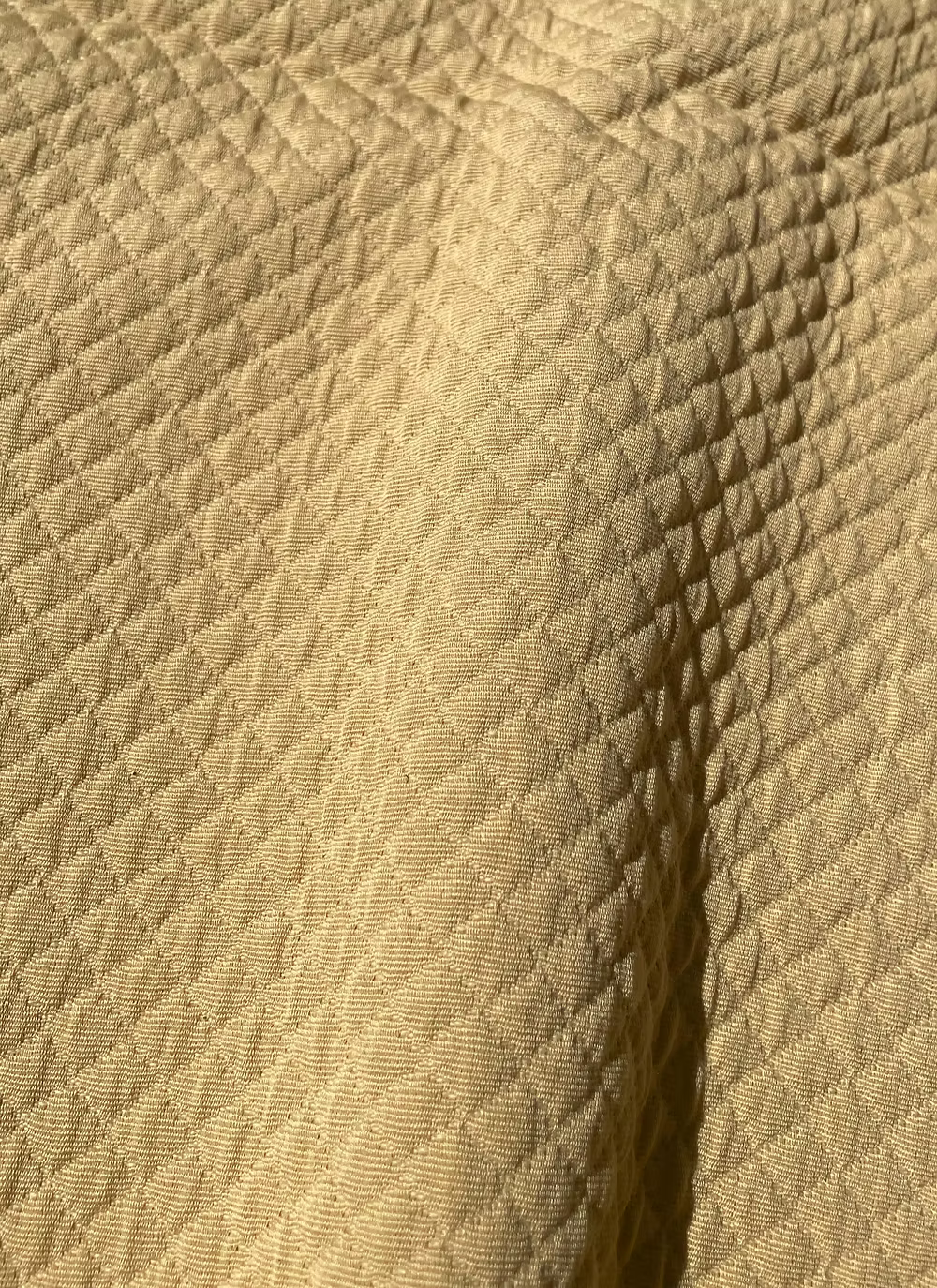 Soleil Gold Lattice Quilt-Woven Cotton