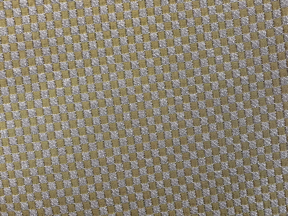 Olive & Taupe Marrakesh Squares in Woven Poly/Cotton