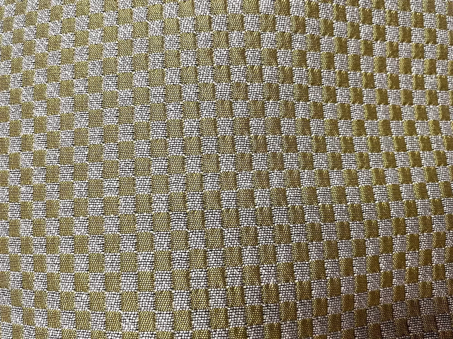 Olive & Taupe Marrakesh Squares in Woven Poly/Cotton
