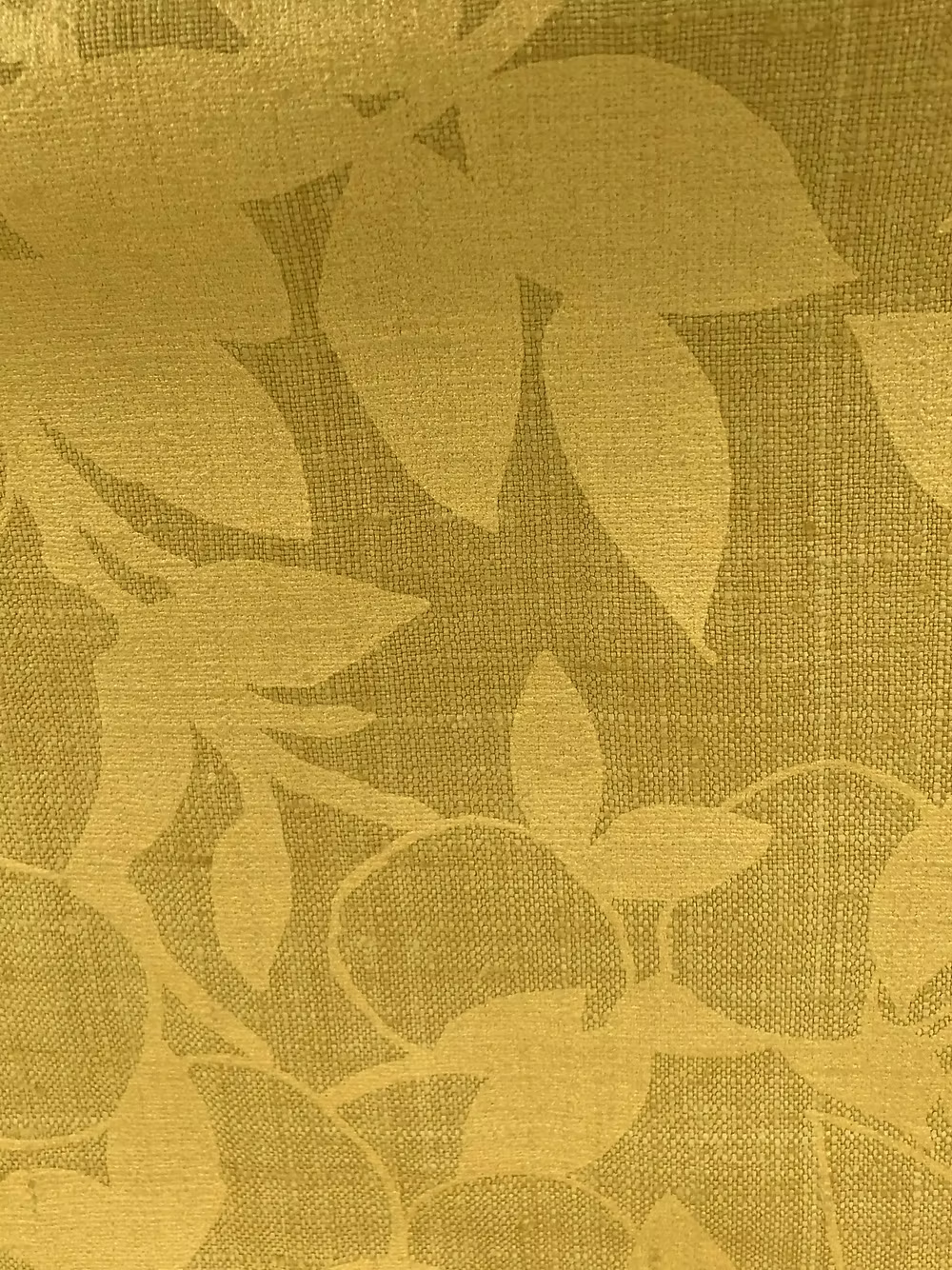 Gold L'Orangerie on Tobacco Silk Linen