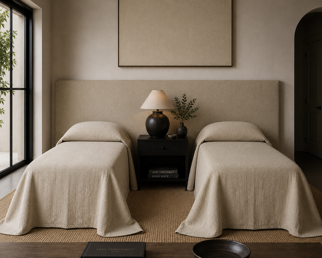 Carneros Heavy Linen Bed Spread - Made To Order