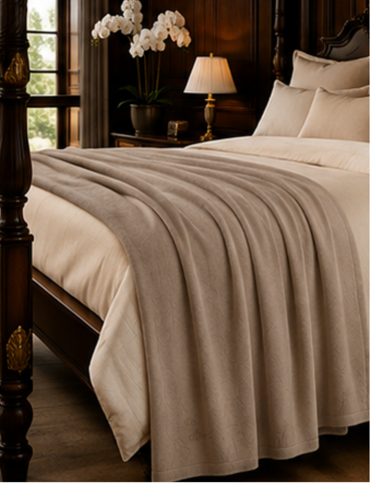 St. Anton Cashmere Bed Blanket & Bed Spreads