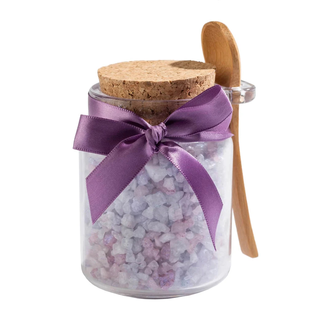 Sonoma Lavender Bath Salts in Glass Honey Jar