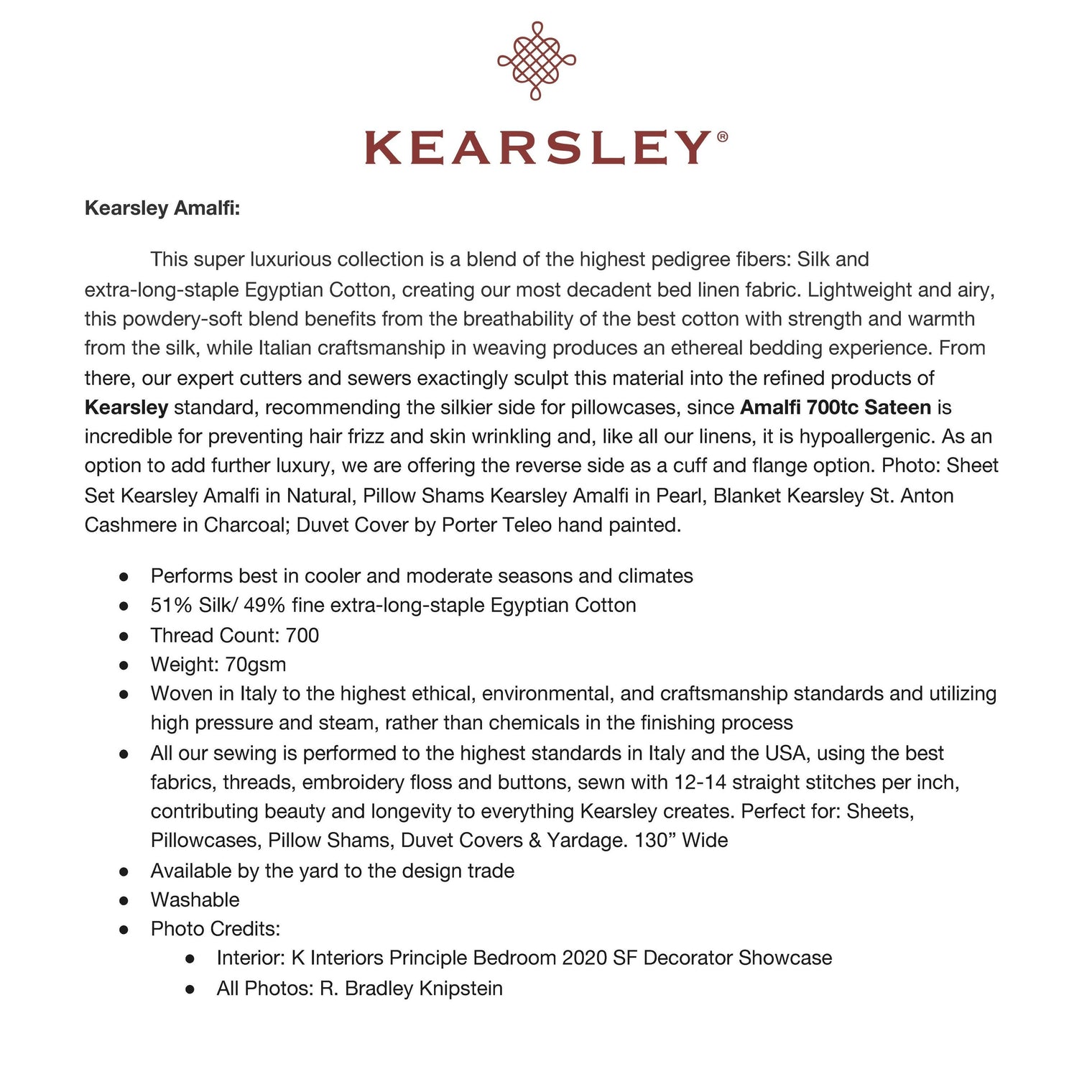 Super Luxe ~ Amalfi Pillow Sham