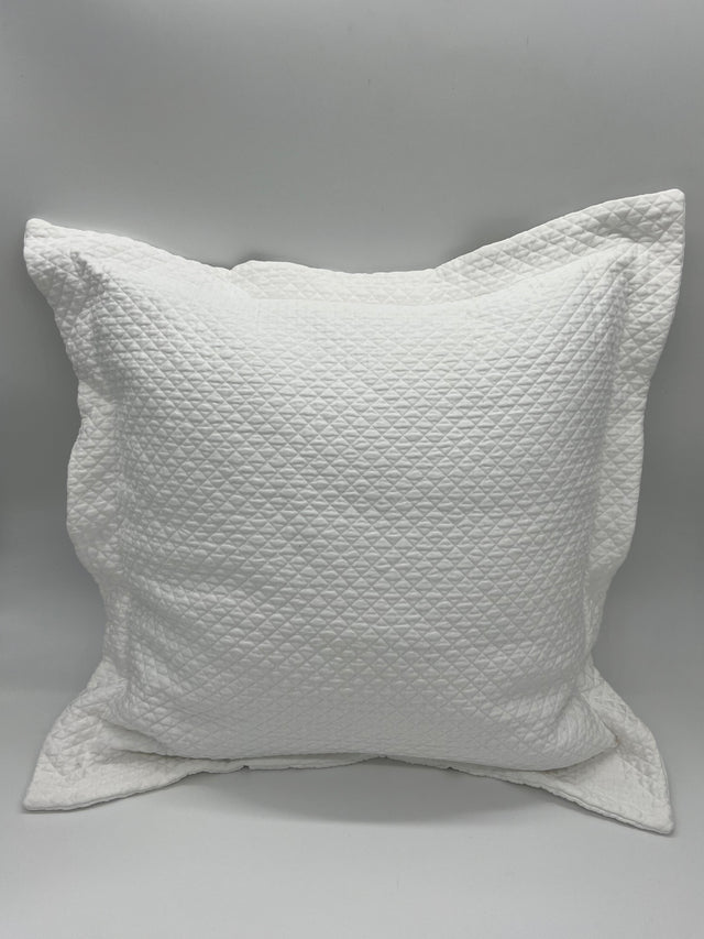 Art Deco Egyptian cotton Matelasse Euro Sham