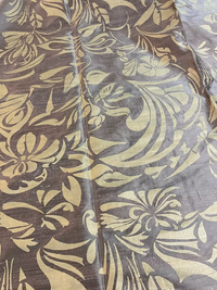 Gold Deca on Bronze Silk Dupioni