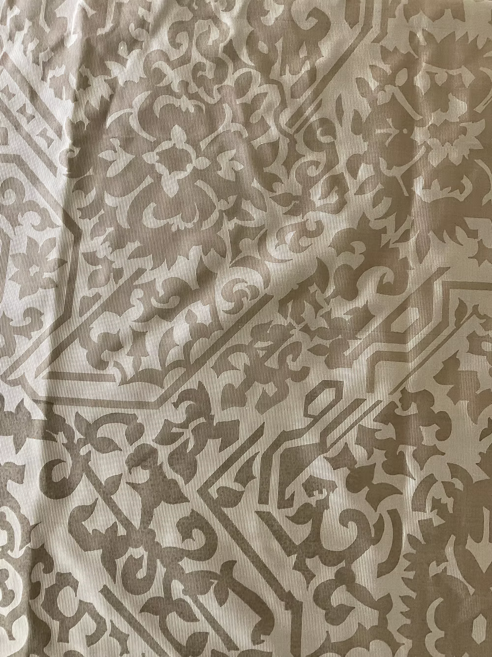 Dk Taupe HALI on Gold Silk Faille