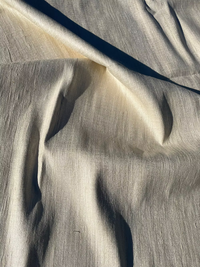 Ivory Basket Weave Silk