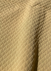 Soleil Gold Lattice Quilt-Woven Cotton