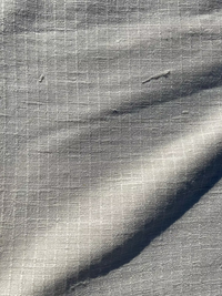 Bleached Raw Silk Basket Weave