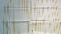 Caramel Stripe on Ivory Tussah Silk