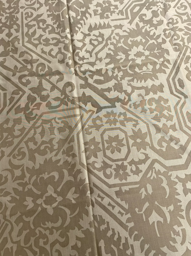 Dk Taupe HALI on Gold Silk Faille