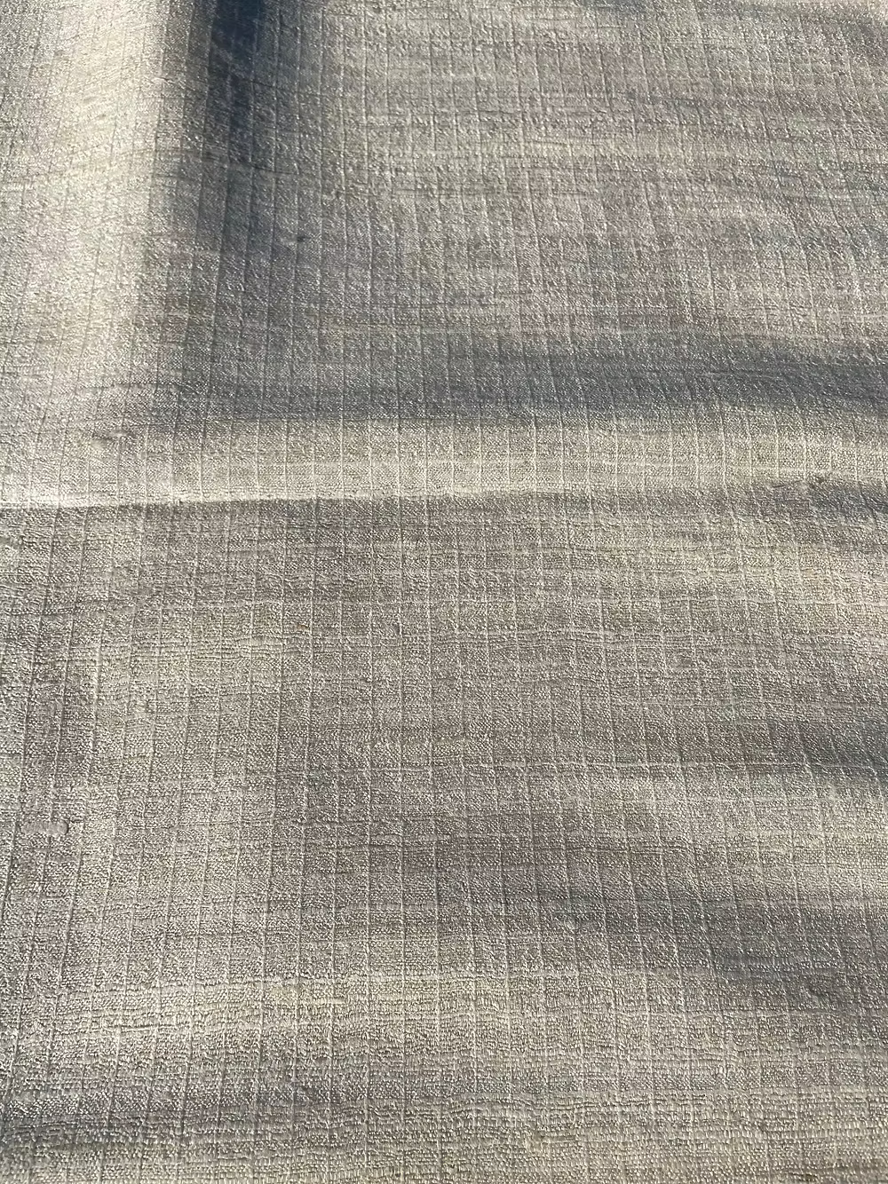 Ivory Basket Weave Silk
