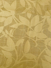 Gold L'Orangerie on Tobacco Silk Linen