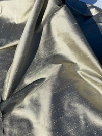 Olive Silk Dupioni