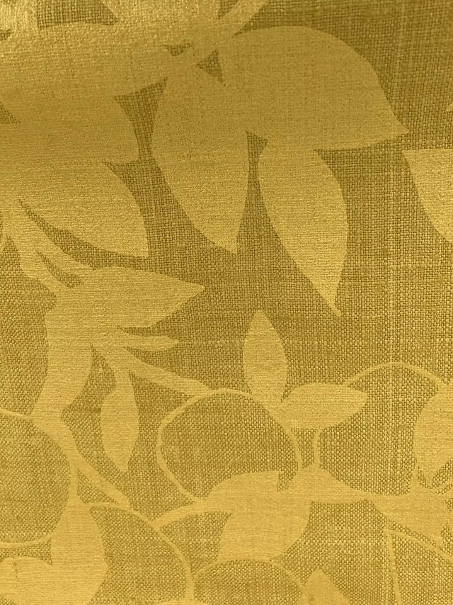 Gold L'Orangerie on Tobacco Silk Linen