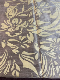 Gold Deca on Bronze Silk Dupioni