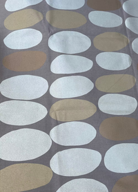 Metallic Ellipse design on Mink Sunbrella