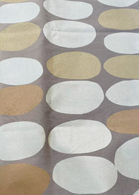 Metallic Ellipse design on Mink Sunbrella