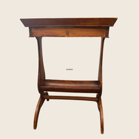 American Fruitwood Sewing Table, Circa 1860 | San Francisco Fall Antiques Show Provenance