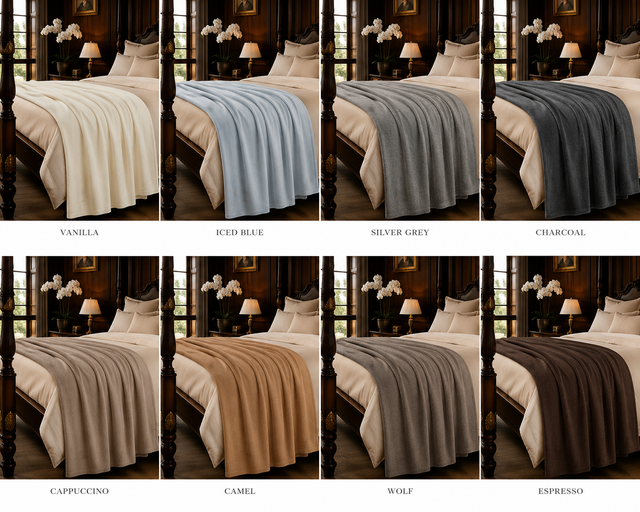 St. Anton Cashmere Bed Blanket & Bed Spreads