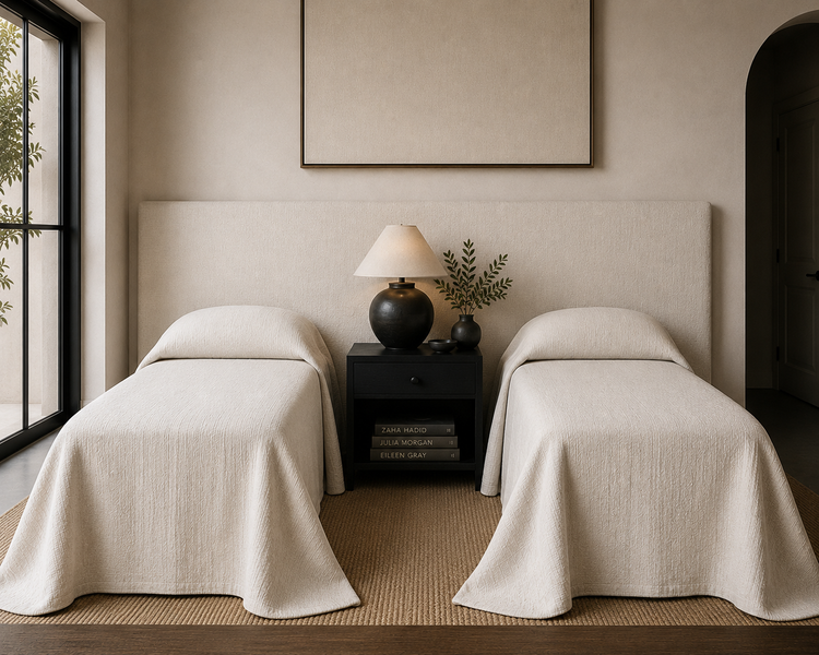 Carneros Heavy Linen Bed Spread - Made To Order