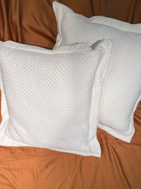 Art Deco Egyptian cotton Matelasse Euro Sham
