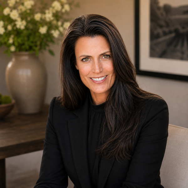 Heather: Heather Kearsley Wolf, Founder & Creative Director of Kearsley Home, portrait in Sonoma