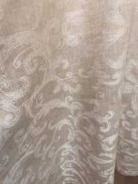 Cynthia Scroll Linen Bolster