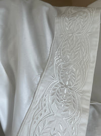 Essentials Sateen Queen Pillowcase set with Tyrollean Embroidery