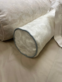 Cynthia Scroll Linen Bolster