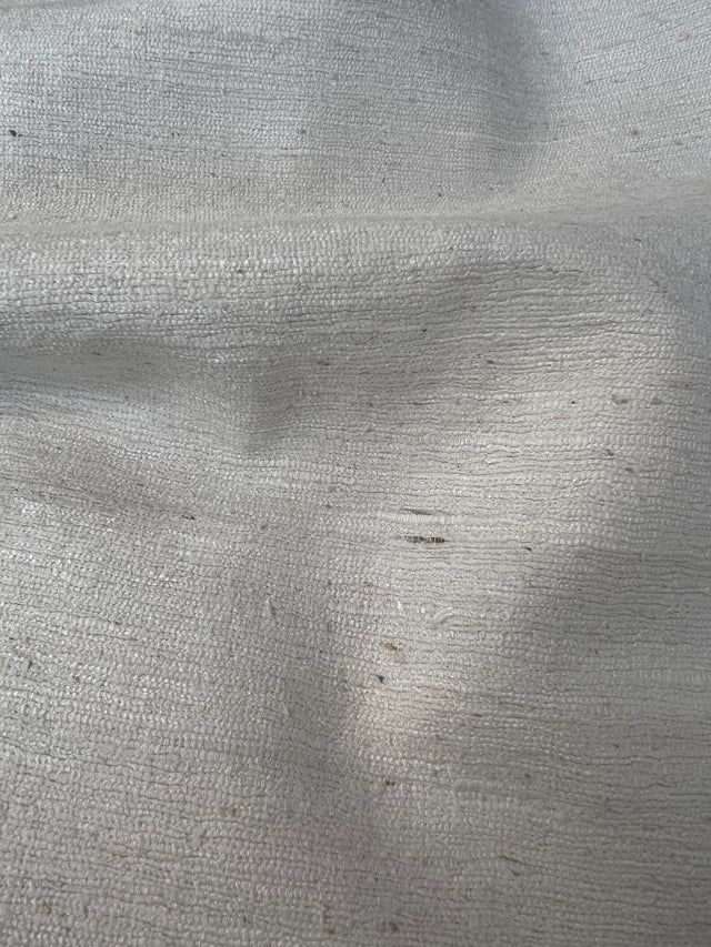 Backed Cream Tussah Silk