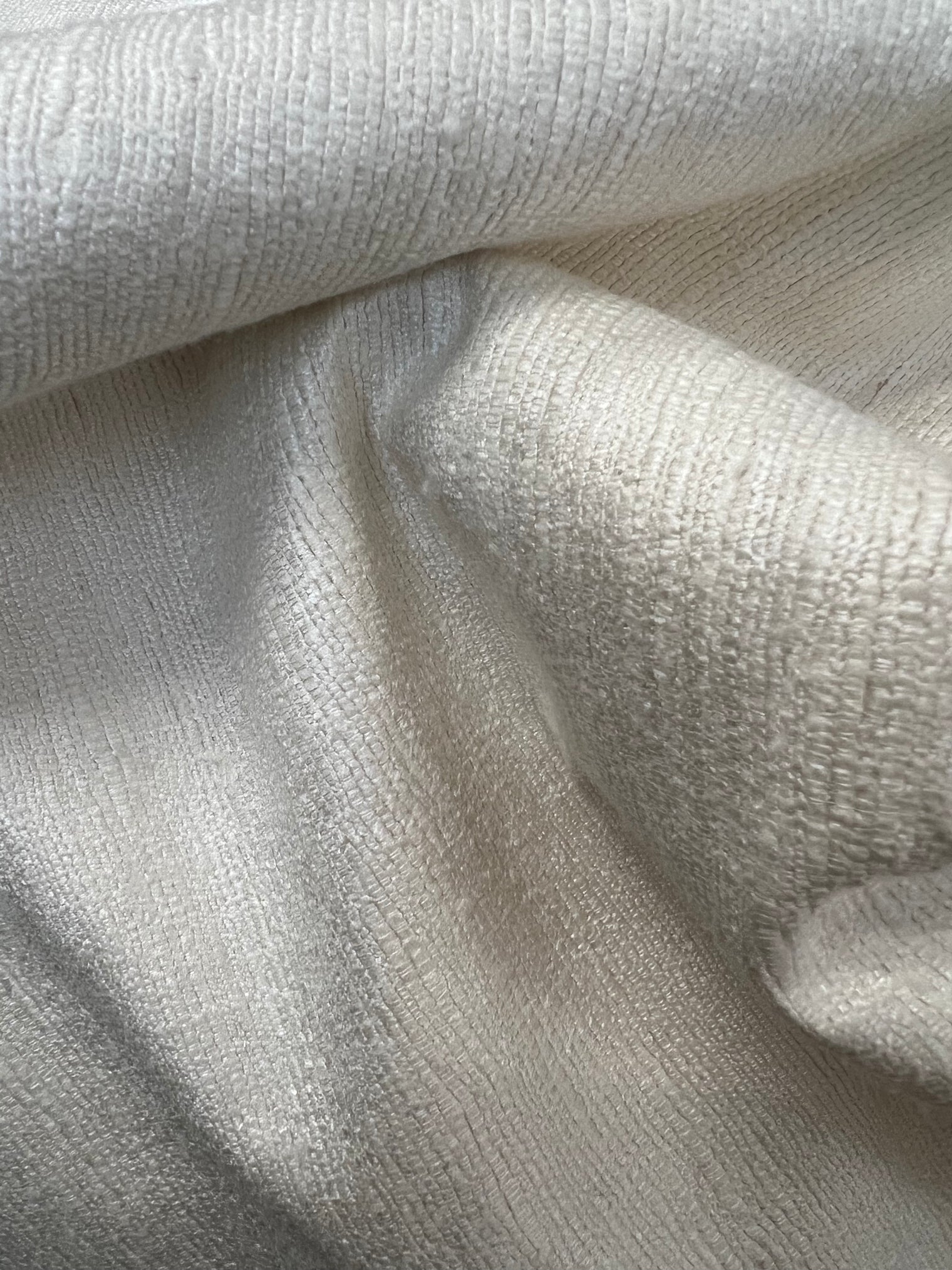 Barbara Beckmann Designs  Backed White Tussah Silk