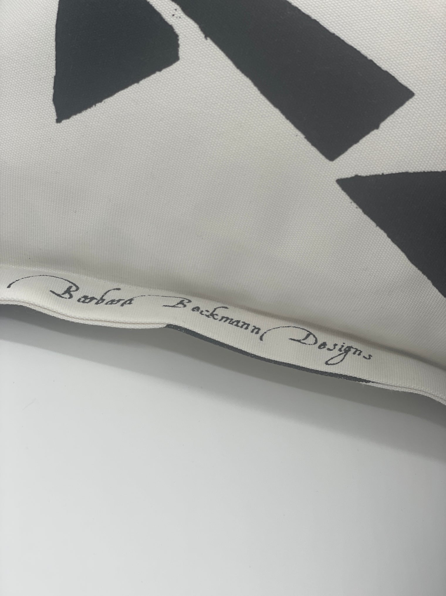 Marbleized Shatter Sunbrella Pillows B&W