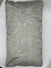 Boxed Pillow of Silver Tulips & St. Anton Cashmere