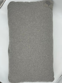Boxed Pillow of Silver Tulips & St. Anton Cashmere