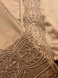 Essentials Sateen Pillowcase set with Tyrolean Embroidery