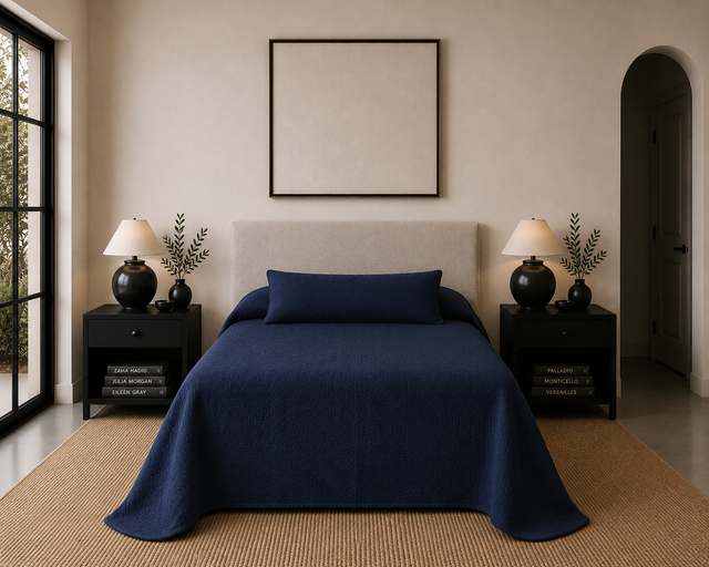 Carneros Heavy Linen Bed Spread - Made To Order