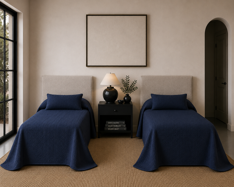 Carneros Heavy Linen Bed Spread - Made To Order