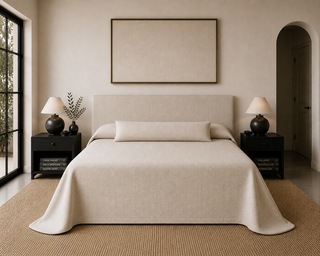 Carneros Heavy Linen Bed Spread - Made To Order