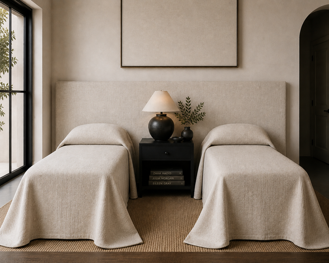 Carneros Heavy Linen Bed Spread - Made To Order
