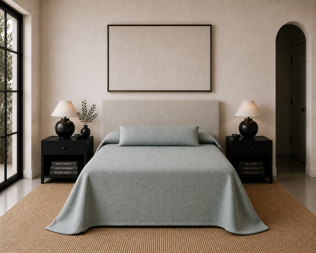 Carneros Heavy Linen Bed Spread - Made To Order