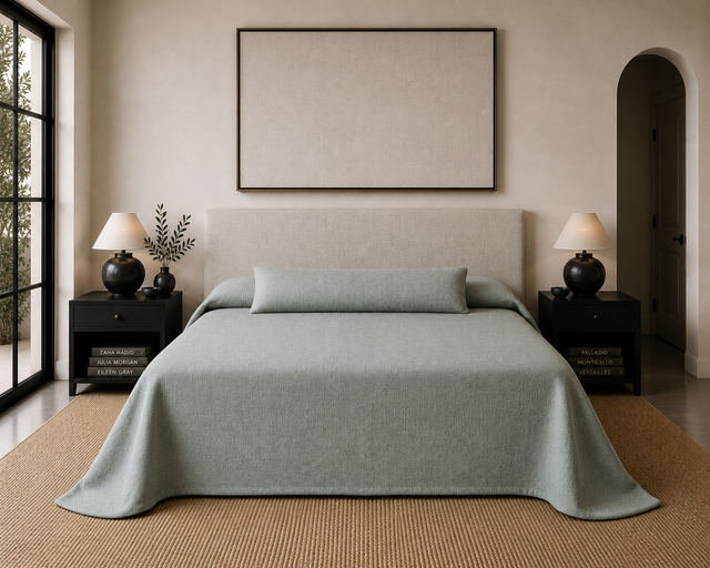 Carneros Heavy Linen Bed Spread - Made To Order