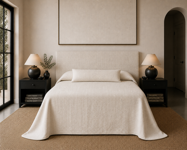 Carneros Heavy Linen Bed Spread - Made To Order