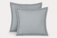 Set of 2 Kearsley Stella embroidered Essentials Sateen Euro Shams
