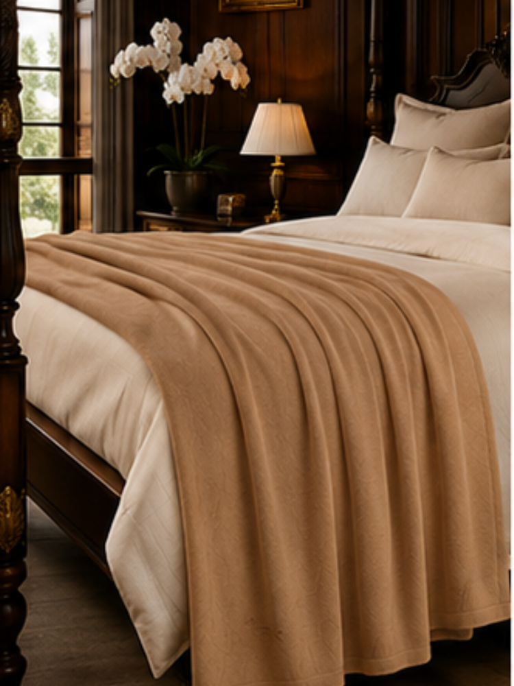 St. Anton Cashmere Bed Blanket & Bed Spreads