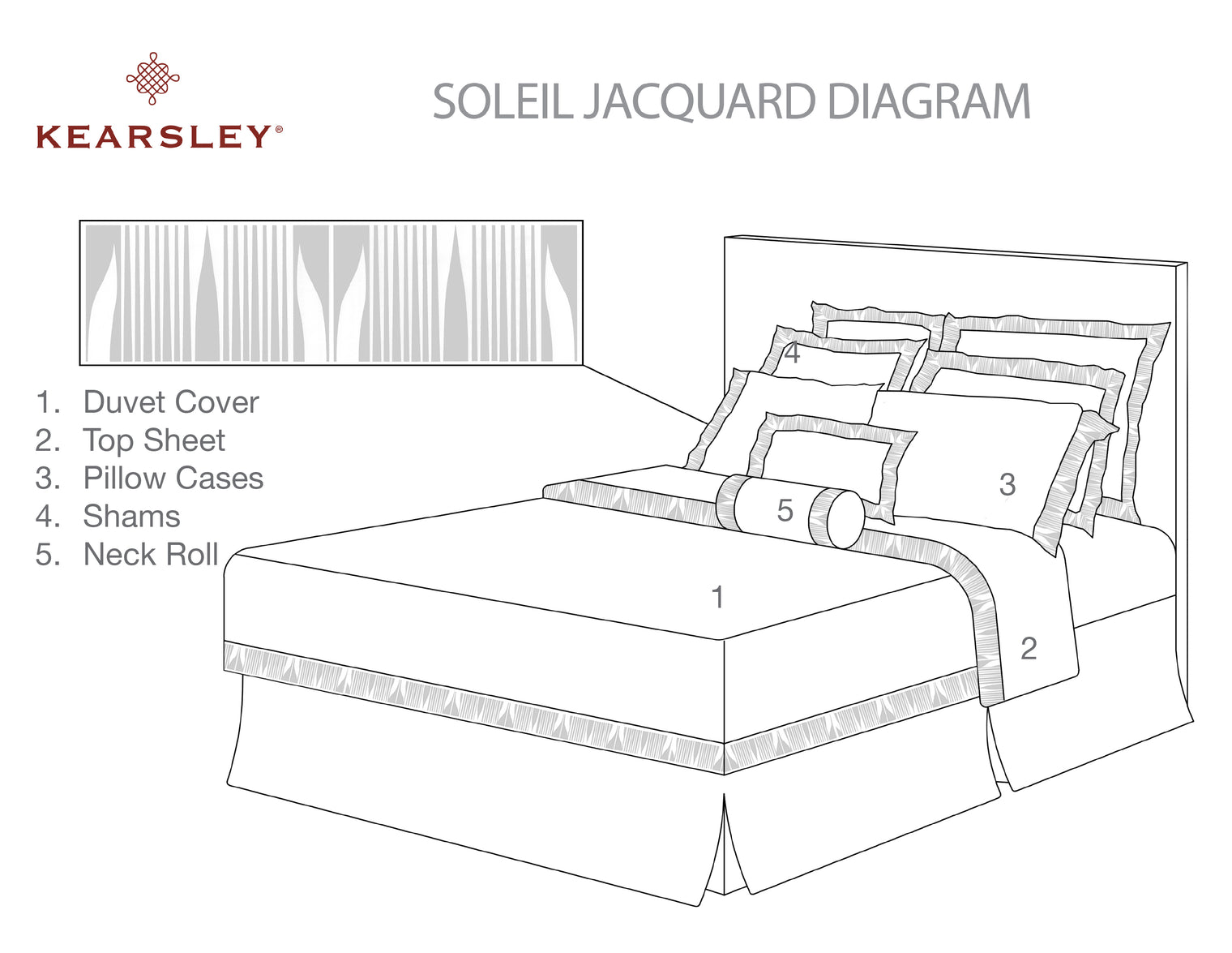 Soleil Sateen Duvet Cover